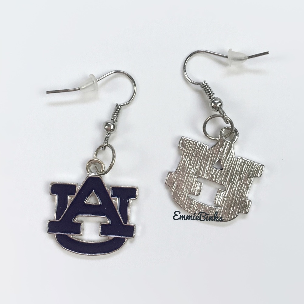 NWT Auburn Tigers Jewelry ~ Set of Auburn University Drop Dangle Earrings - Picture 7 of 13